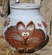 cartoon kitty cat pet urn