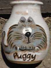 kitty cat cartoon pet urn