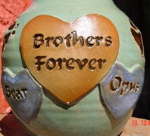 brothers forever in hearts multi dog urn