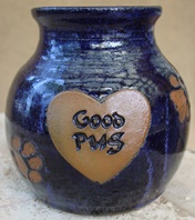 custom inscribed good pug in heart 