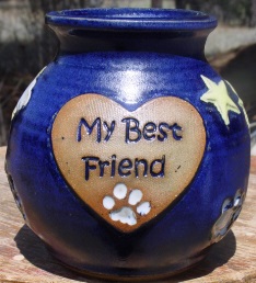 My Best Friend inscribed in heart badge