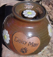 daisy pet urn